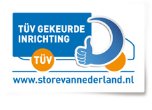 Logo TÜV gekeurde inrichting